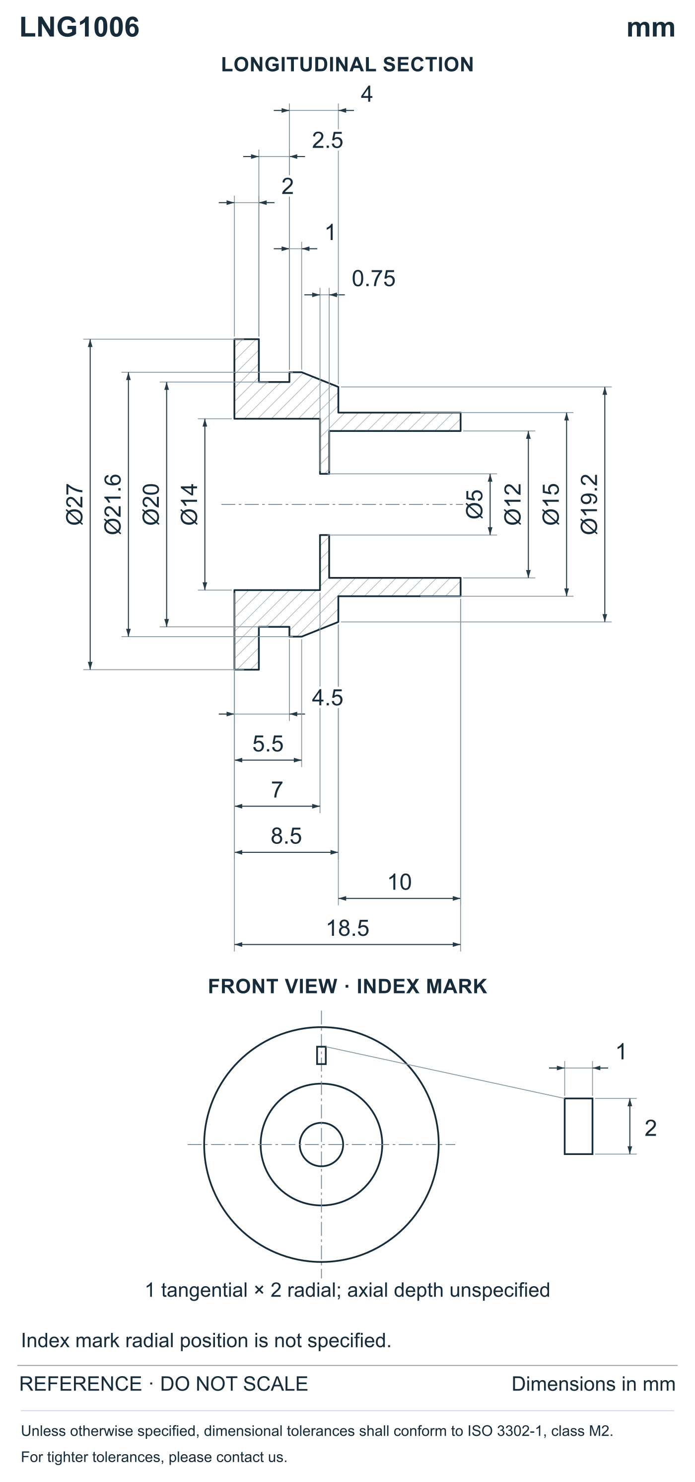 Wire Grommets - Long Neck profile reference; appearance varies with size and material